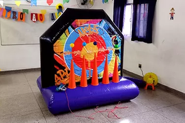 aluguel tiro ao alvo inflável Nerf foto4